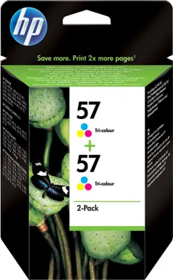 Produktbild von HP C9503AE, Hohe (XL-) Ausbeute, Cyan, Magenta, Gelb, Tinte auf Pigmentbasis, 2 Stück(e), Multipack