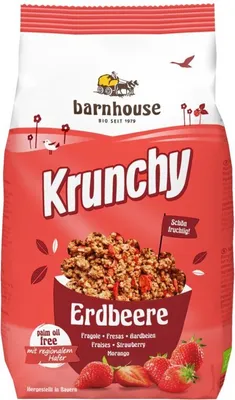 Produktbild von Barnhouse Bio Krunchy Erdbeer 375g