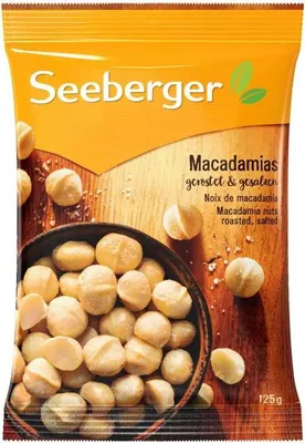 Produktbild von Seeberger Macadamias geröstet & gesalzen 125g