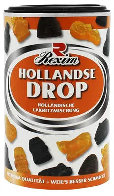 Produktbild von Rexim Hollandse Drop, Holländische Lakritzmischung, 250 g