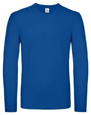 Image de B&C - T-shirt « #E150 » pour homme, manches longues LT6297 (S) (bleu roi)