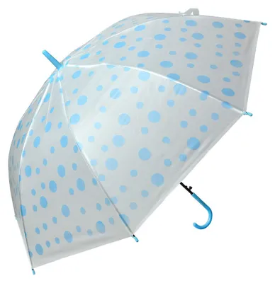Produktbild von Clayre & Eef Kinderregenschirm Ø 88x71 cm Blau Weiß Kunststoff