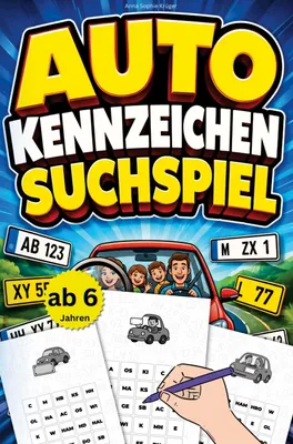 Produktbild von Autokennzeichen Suchspiel