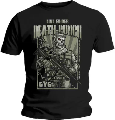 Produktbild von Five Finger Death Punch War Soldier Black L T-Shirt