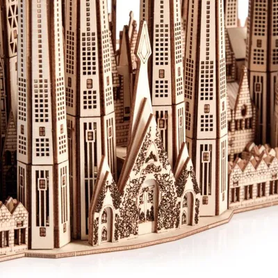 Obrázok produktu pre Malá drevená 3D skladačka Sagrada Família