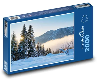 Obrázok produktu pre Puzzle 2000 Zimná krajina - hory - martinpuzzle
