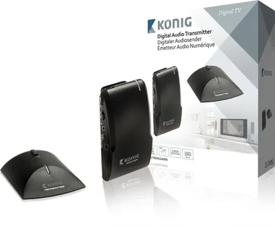 Produktbild von König Tragbarer digitaler Audio-Empfänger mit 34 Kanälen VID-TRANS240KN