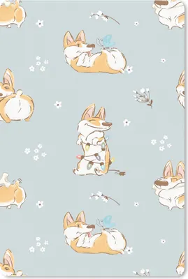 Produktbild von MuchoWow® Mauspad Mousepad Muster - Hund - Corgi - Jungen - Mädchen - Kinder - Kinder 18x27 cm - Mousepads - Maus Mat - Pad - Mausunterlage
