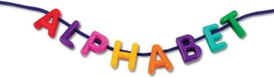 Image de Learning Resources Jouets éducatifs - Uppercase Lacing Alphabet multicolore