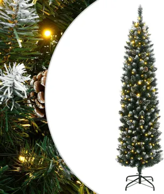 Obrázok produktu pre Maison Exclusive - Umelý úzky vianočný stromček s 300 LED 210 cm