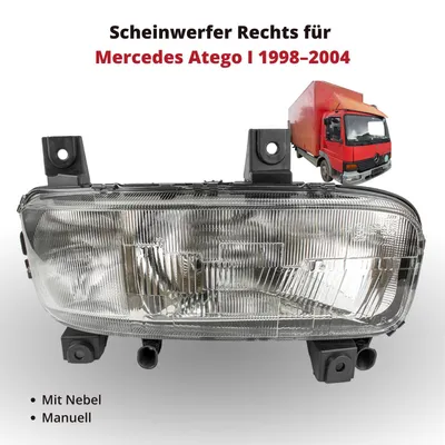 Immagine prodotto di Faro anteriore destro per Mercedes Atego I 1998–2004 | con fendinebbia | OEM 9738201461