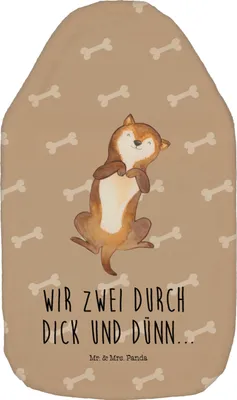 Produktbild von Mr. & Mrs. Panda Wärmflasche Hund Streicheln - Hundeglück - Geschenk, Wärmflaschen, Kraulen, Niedlich, wärmebeutel, Bettflasche, Süß, Hunde, Plüsch, Wärmekissen, Sprüche
