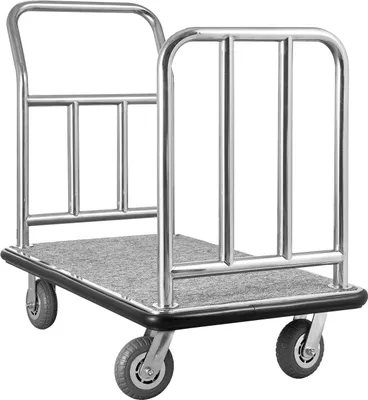 Produktbild von SucceBuy Hotelgepäckwagen 340 kg Plattformwagen für Parkservice 1080x640x980 mm