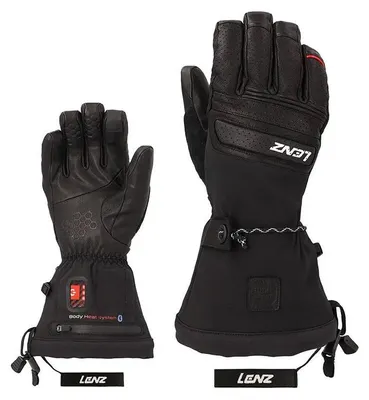 Image de Gants de ski pour femmes Lenz Heat Glove 9.0, protège-doigts, couleur noire, taille S (7)