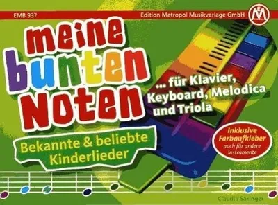 Produktbild von Meine bunten Noten Kinderlieder