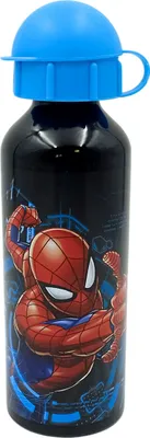 Produktbild von Trinkflasche Marvel 520 ml – Spiderman (türkis)