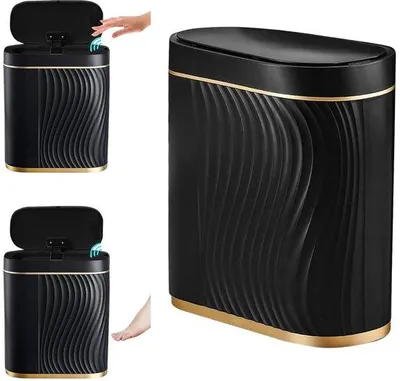 Immagine prodotto di Cestino automatico da 8 litri per bagno e ufficio, silenzioso