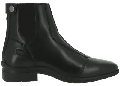 Image de EQUITHÈME Sporty Bottes femme zippées en cuir de vache noir, Couleur:noir, Taille:37