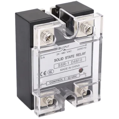 Obrázek produktu pro Polovodičové relé,DC Control AC relé,DC na AC polovodičové relé,SSR reléový modul,Polovodičový reléový modul,10A polovodičové relé