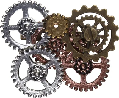 Produktbild von Steampunk-Brosche