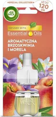 Zdjęcie produktu dla Air Wick, Wkład do odświeżacza Aromatyczna Brzoskwinia i Morela, 19 ml
