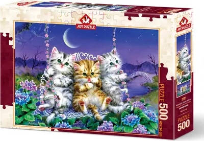 Obrázok produktu pre ART PUZZLE Puzzle Mačiatko na hojdačke 500 dielikov