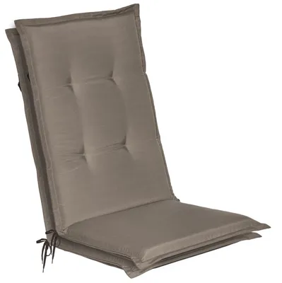 Produktbild von Beautissu 2er Set Gartenstuhlauflage Loft HL Taupe, 120x50x6cm