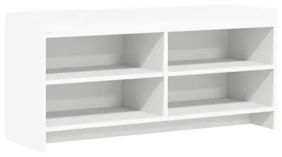 Produktbild von vidaXL TV-Schränk 100 x 33 x 47 cm Weiß Holzwerkstoff