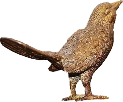 Produktbild von Schöner Bronze Vogel aus Bronze perfekt für den Garten die Terrasse oder den Schreibtisch ist Frostfest Witterungsbeständig und Neu 8cm H, BOGA-1088