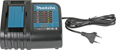 Produktbild von Makita DC18SD, Ladegerät, Makita, Blau, Schwarz, 265 h, AC, Lithium-Ion (Li-Ion)