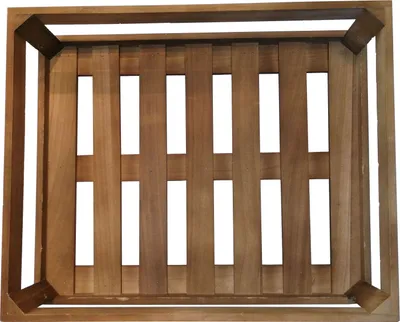 Produktbild von Holzkiste ca. 46 x 37 x 14 cm Korb Aufbewahrung braun Kiste