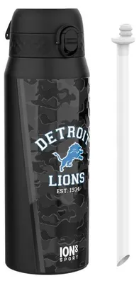 Produktbild von Detroit Lions Steel Water Bottle 750ml black