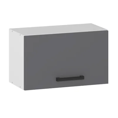 Produktbild von ULWEHOME | Dunstabzugshaubenschrank 60 cm Anthrazit, Küchenoberschrank Grafit für Dunstabzugshaube, Oberschrank ohne Gerät