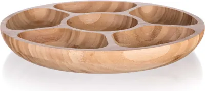 Produktbild von Vorspeisenplatte, Snacks, Bambus, unterteilt, modern Brilliante Bamboo 31,5x4cm