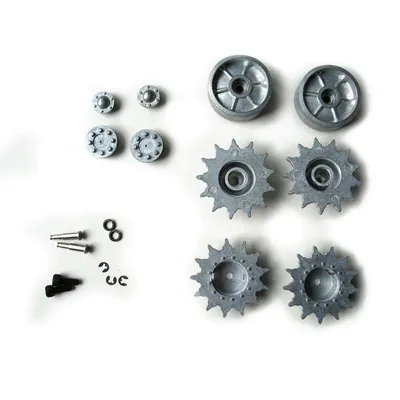 Produktbild von Torro OP-12007 - Sherman M4A3 Metalltreib- und Leiträder - Neu