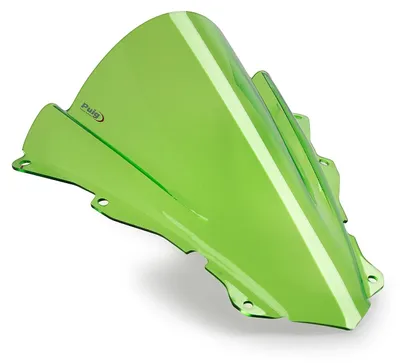 Produktbild von Windschild Puig Z-Racing-Scheibe 360 x 295 mm mit ABE für Kawasaki ZX-4R Ninja, ZX-4RR Ninja Bj. 2024 - 2026