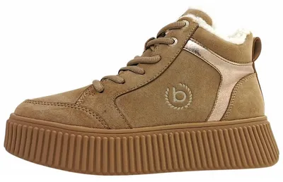 Image de Bugatti Femme - Bottines à lacets, couleur beige, style décontracté