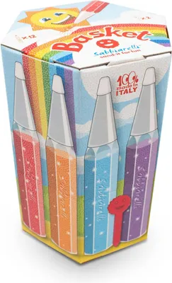 Productafbeelding van Multicolor | 12 Zandpennen van 50 g