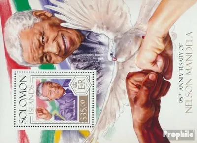 Produktbild von Briefmarken Salomoninseln 2013 Mi Block 237 (kompl. Ausg.) postfrisch Nelson Mandela