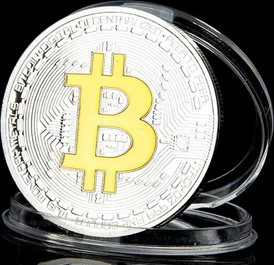 Produktbild von Münze Bitcoin Silber/Gold - Dekorative Sammlermünze KP5907