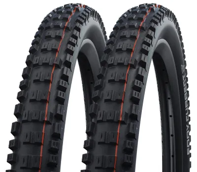 Produktbild von Schwalbe EddyCurrent HS496, 27.5", MTB, Tubeless-Ready-Reifen, Klappbarer Wulst, Berg, Off-road, Schwarz, Orange