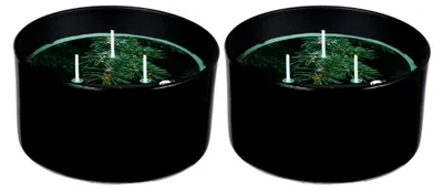 Produktbild von Spaas Duftkerze 3 Dochte – Forest Breeze  – ca. 28 Stunden – Ø13.8cm - 2 Kerzen
