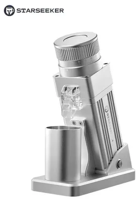 Obrázok produktu pre E55 Pro – Elektrický mlynček na kávu – Kónický titánový mlecí mechanizmus 5,5 cm – 11+ stupňov mletia – 72 W – 110 V – zástrčka EÚ – hliníkové telo – fialová