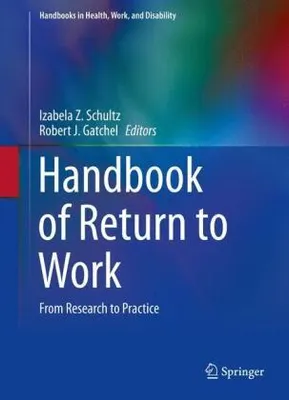Produktbild von Handbook of Return to Work