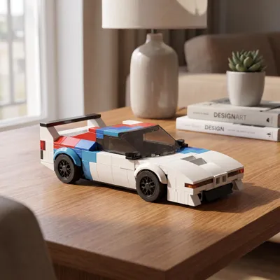 Produktbild von JDM Rennwagen M1 Klemmbaustein Set 331 Teile Kreative Garage Bausatz Spielzeug Jungen Geschenk MOC