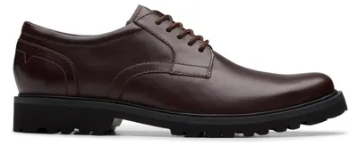 Immagine prodotto di CLARKS Berwick Lo, scarpe da uomo, pelle nera, taglia 9.5