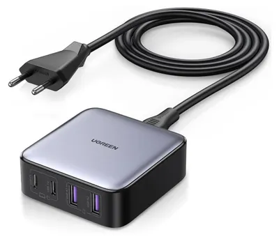 Image de UGREEN Nexode 2*USB-A + 2*USB-C Chargeur rapide de bureau 65W