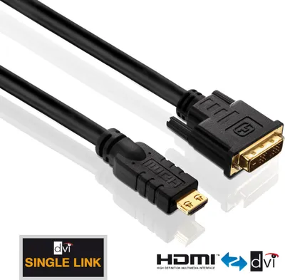 Obrázok produktu pre Kábel PureLink PureInstall High Speed HDMI/DVI, 7,5 m