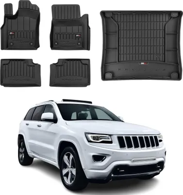 Produktbild von OMAC Fußmatten & Kofferraumwanne Set für Jeep Grand Cherokee 2013-2015 Gummi