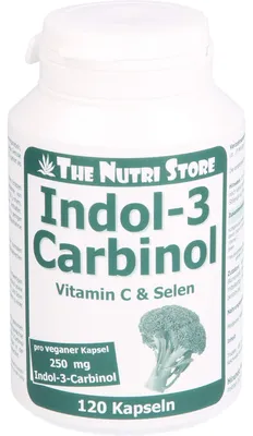 Produktbild von The Nutri Store Indol-3 Carbinol 250 mg vegetarische Kapseln, 120 St. Kapseln
